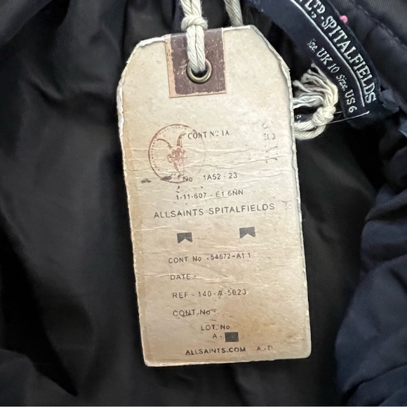 NWOT All Saints Brown Italian Wool Skirt with POCKETS! - Picture 9 of 10